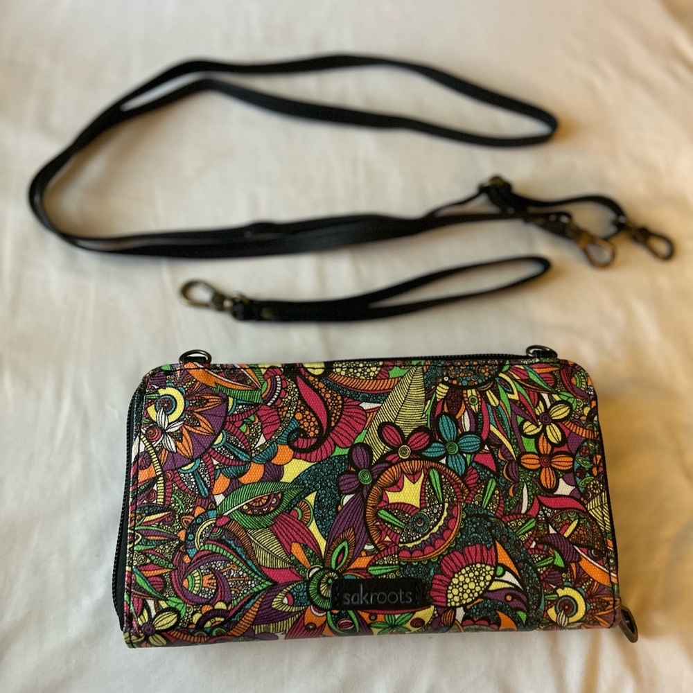 Sakroots Multicolor Crossbody Bag NEW  never used